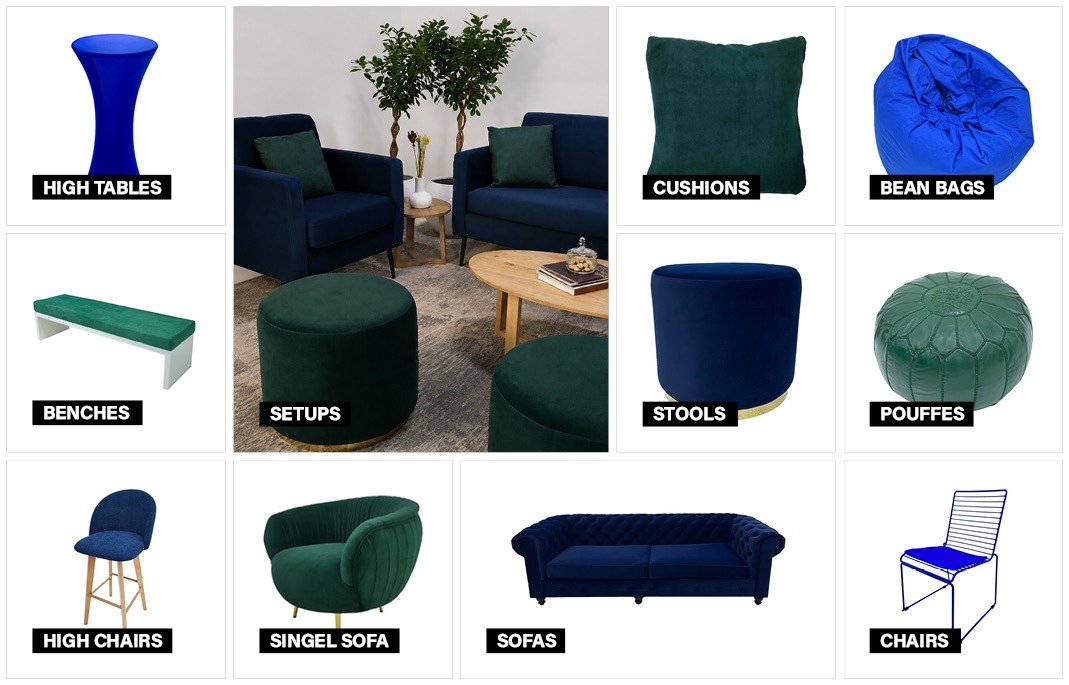 Evolution Furniture UAE - furniture rental uae and saudi arabia
