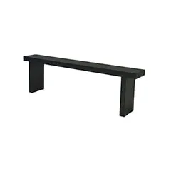 Ray Bench - 60cm high - Black ​F-BN103-BL
